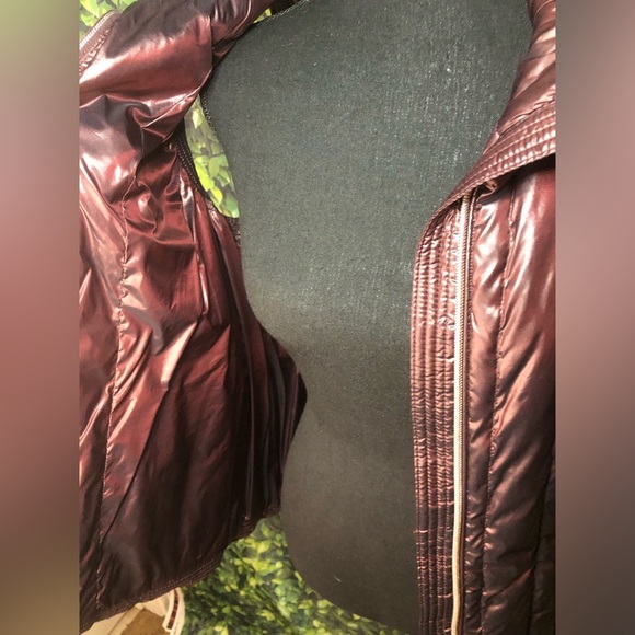 Calvin Klein Brown/dark purple Quilted Zip-Up Vest - Picture 9 of 16